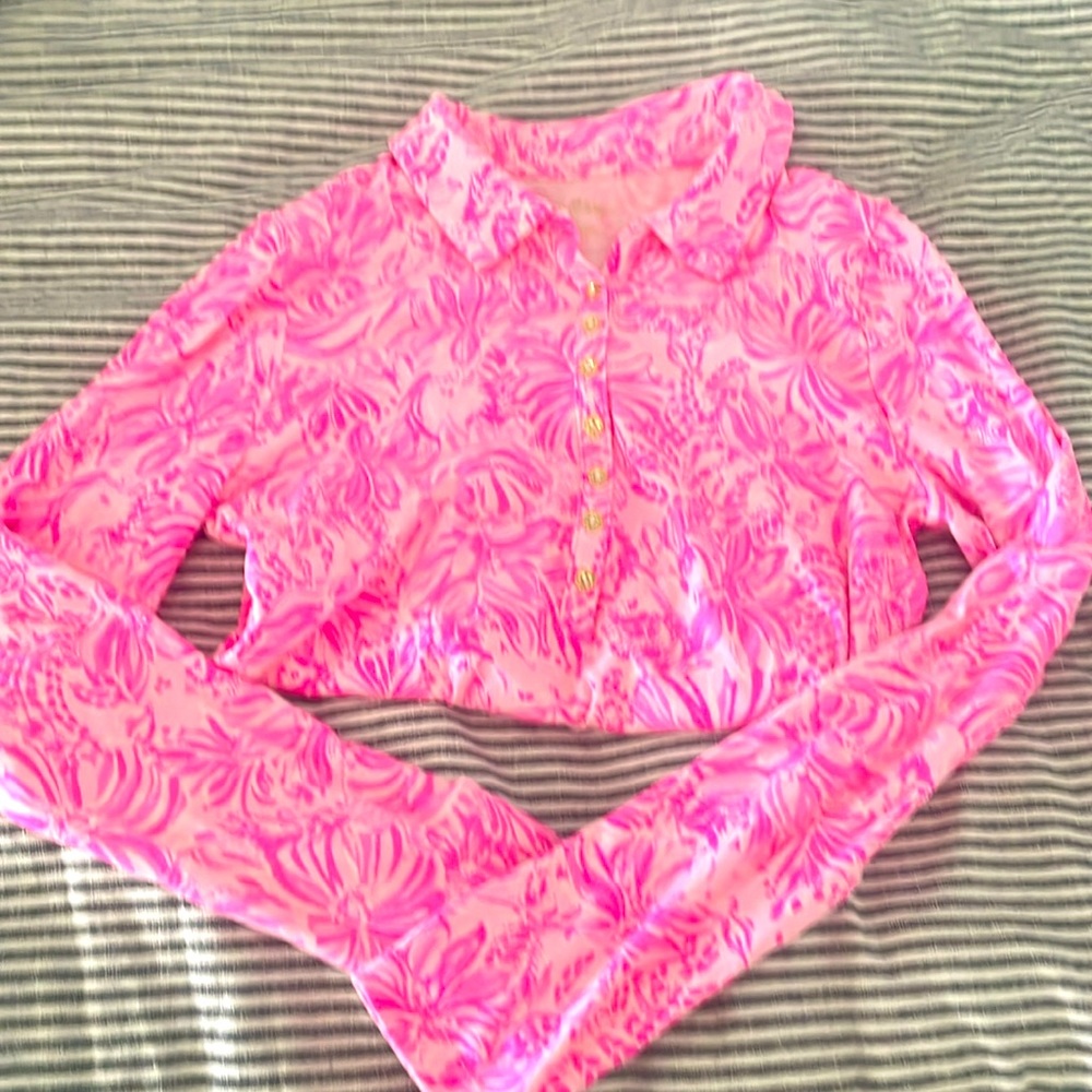 Lilly Pulitzer pink top small BNWT